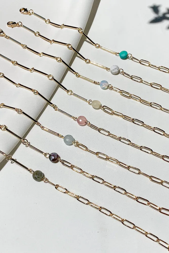 Lyra Gemstone Bracelet