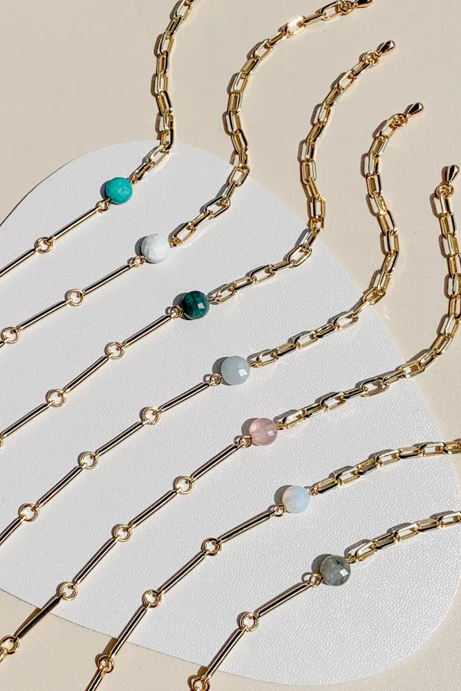Lyra Gemstone Bracelet