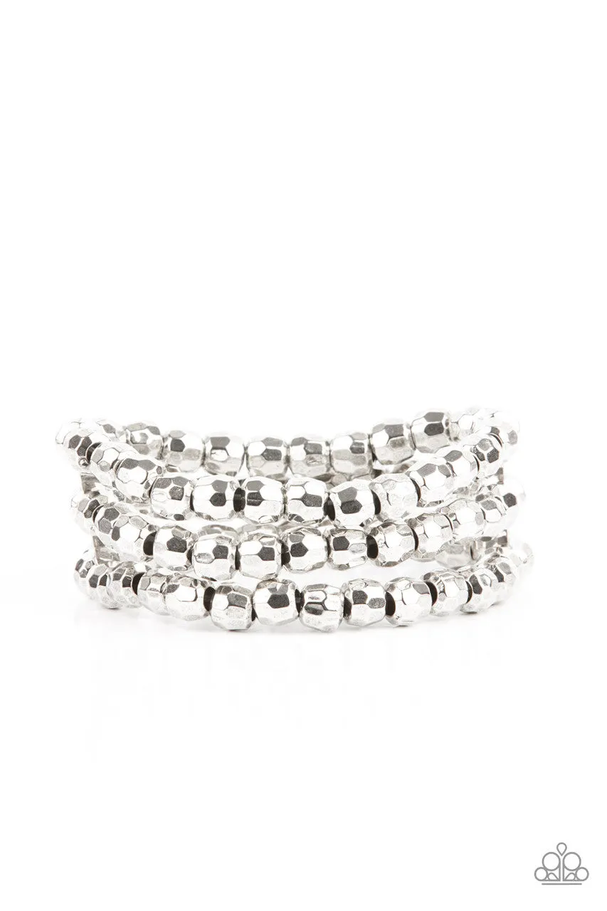 Magnetically Maven Silver Paparazzi Bracelet