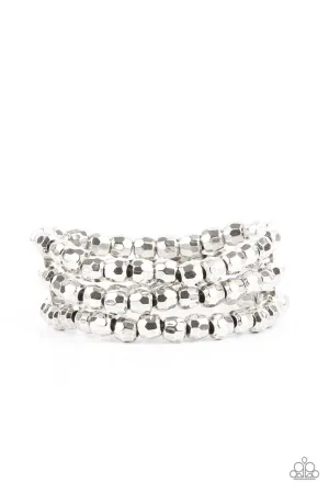 Magnetically Maven Silver Paparazzi Bracelet