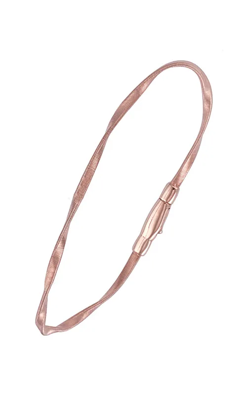 Marco Bicego Marrakech 18k Rose Gold Twisted Coil Bracelet