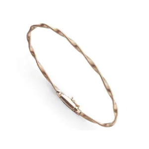Marco Bicego Marrakech 18k Rose Gold Twisted Coil Bracelet