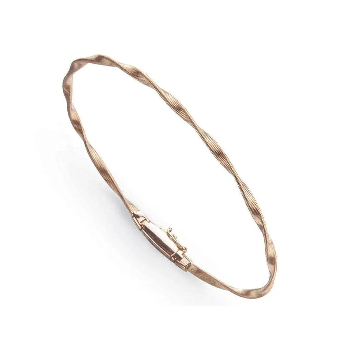 Marco Bicego Marrakech 18k Rose Gold Twisted Coil Bracelet