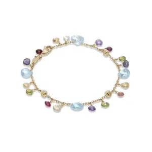 Marco Bicego Paradise 18K Yellow Gold Single-Strand Gemstone Bracelet