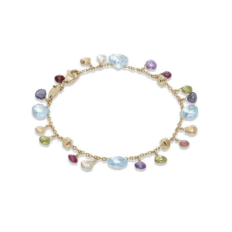 Marco Bicego Paradise 18K Yellow Gold Single-Strand Gemstone Bracelet