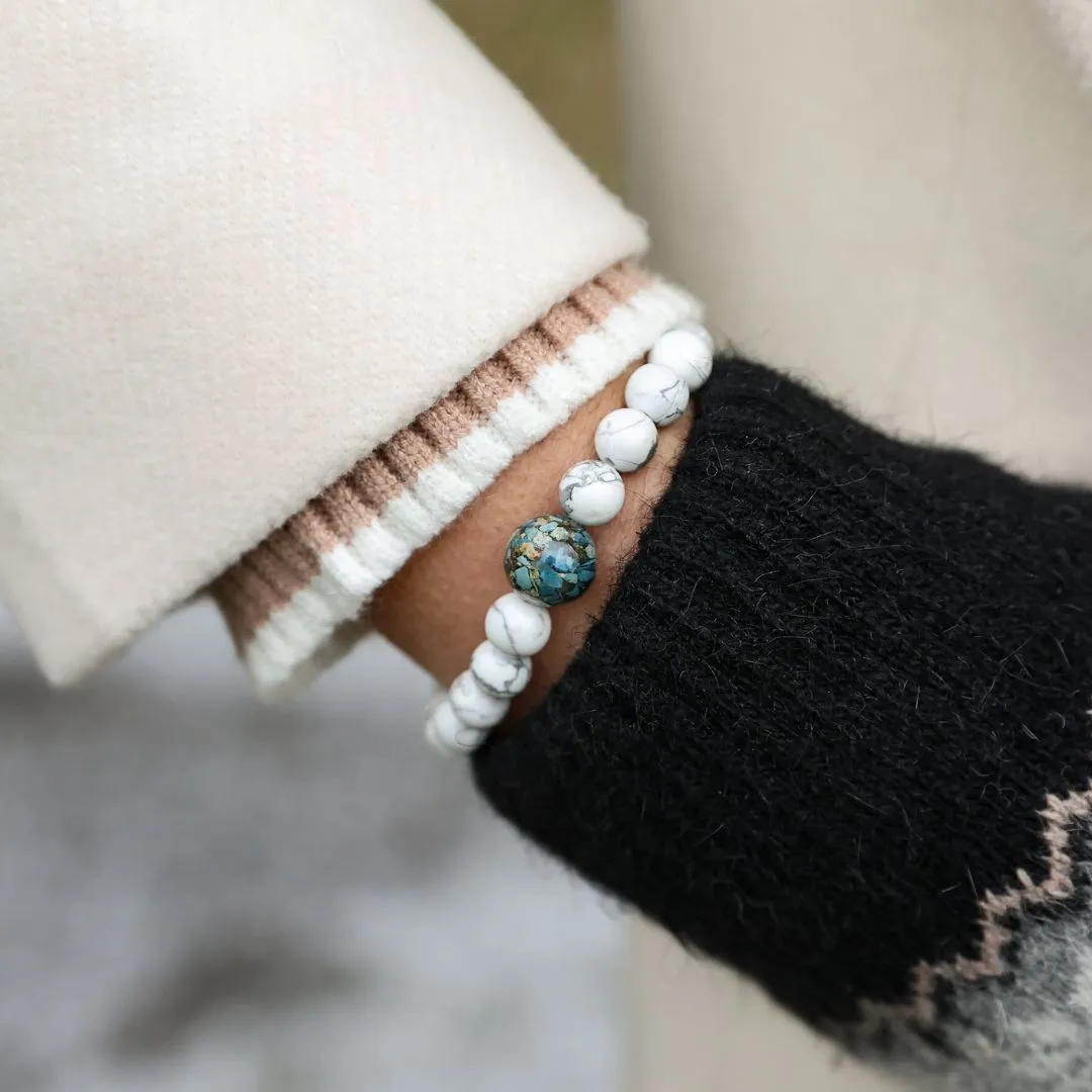 Maryland Stones & Shells   White Howlite