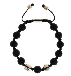 Matte Onyx Sterling 925 Silver Bracelet