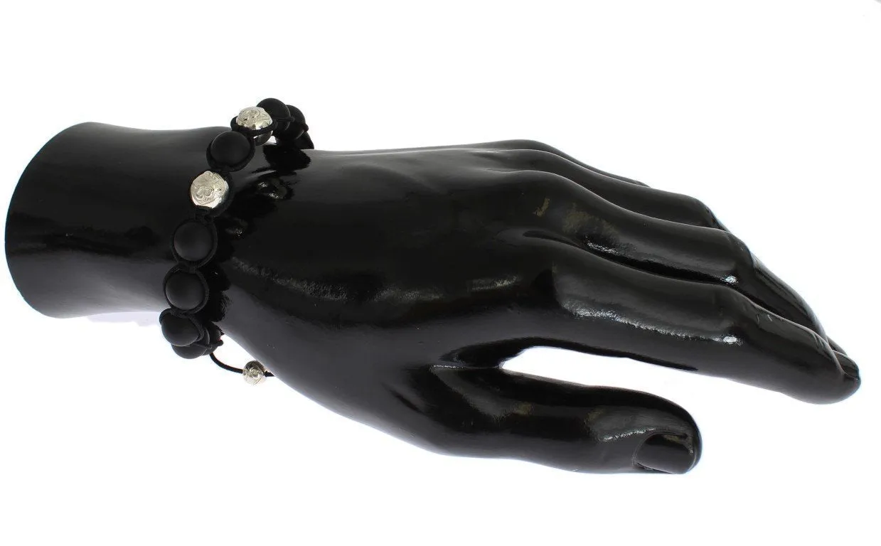 Matte Onyx Sterling 925 Silver Bracelet