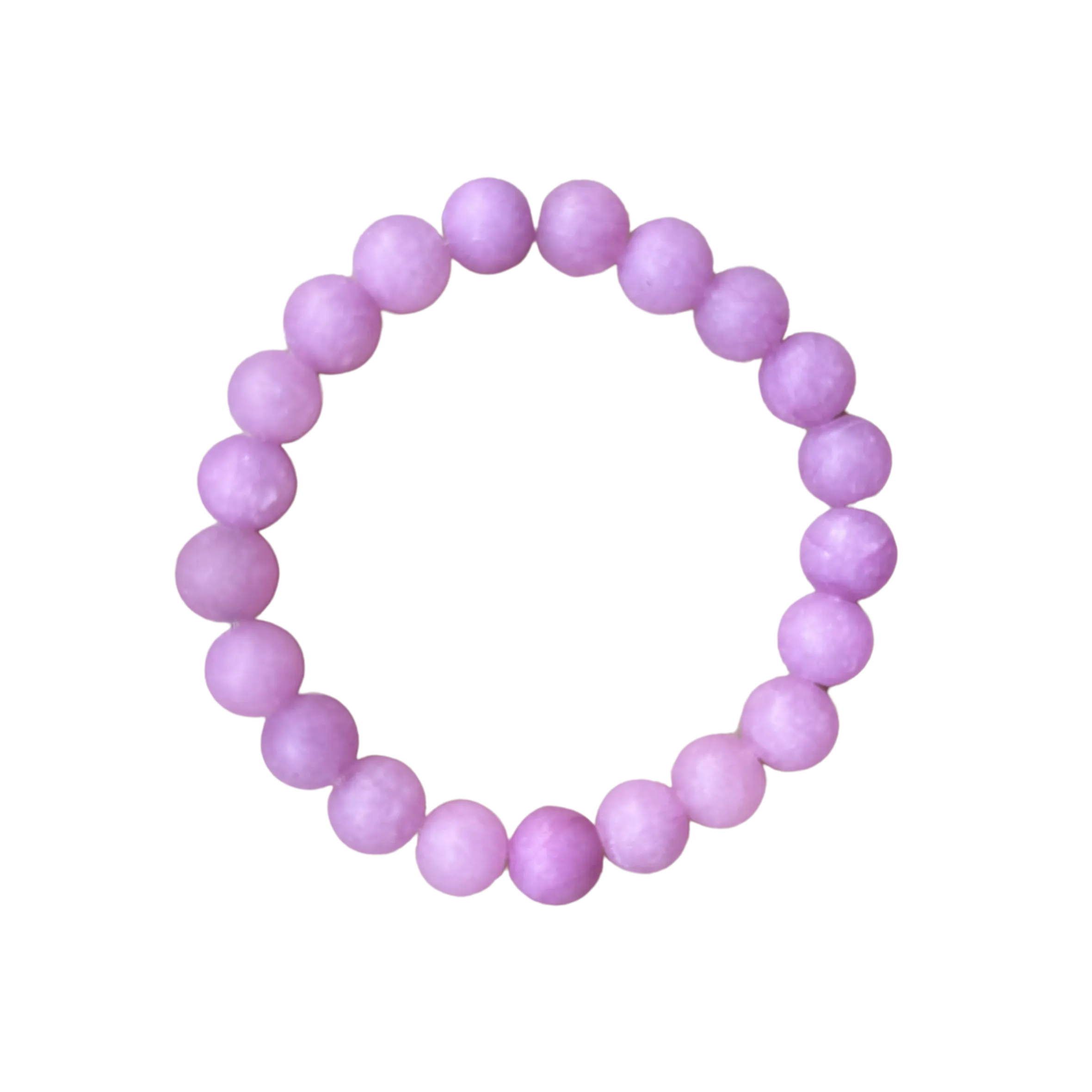 Matte Plum Violet Jade 8mm Bracelet