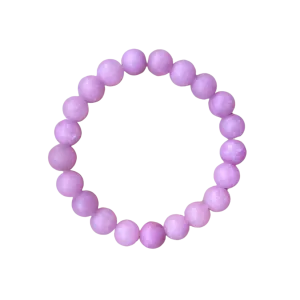 Matte Plum Violet Jade 8mm Bracelet