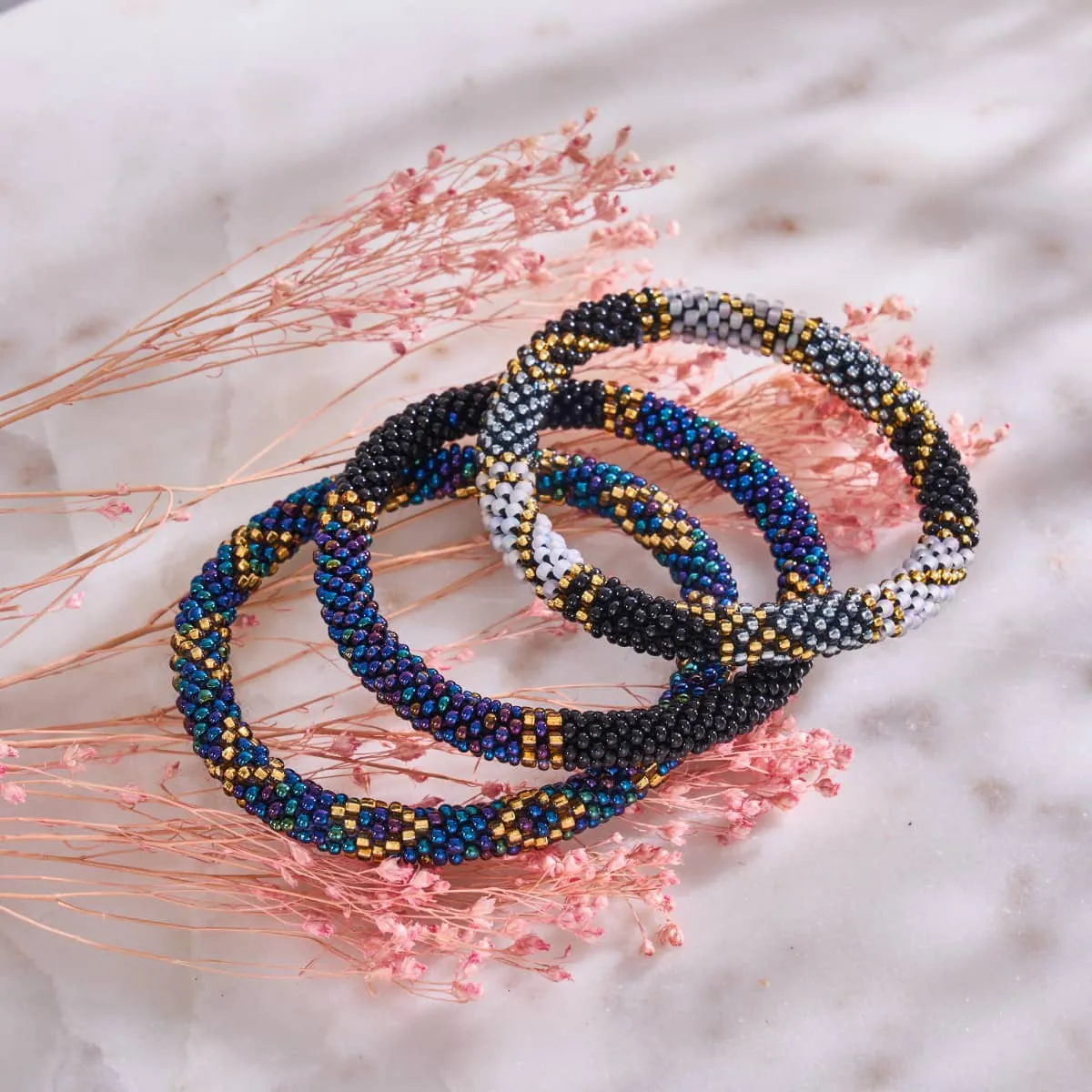 Mayan Queen | Himalayan Glass Bead Bracelet