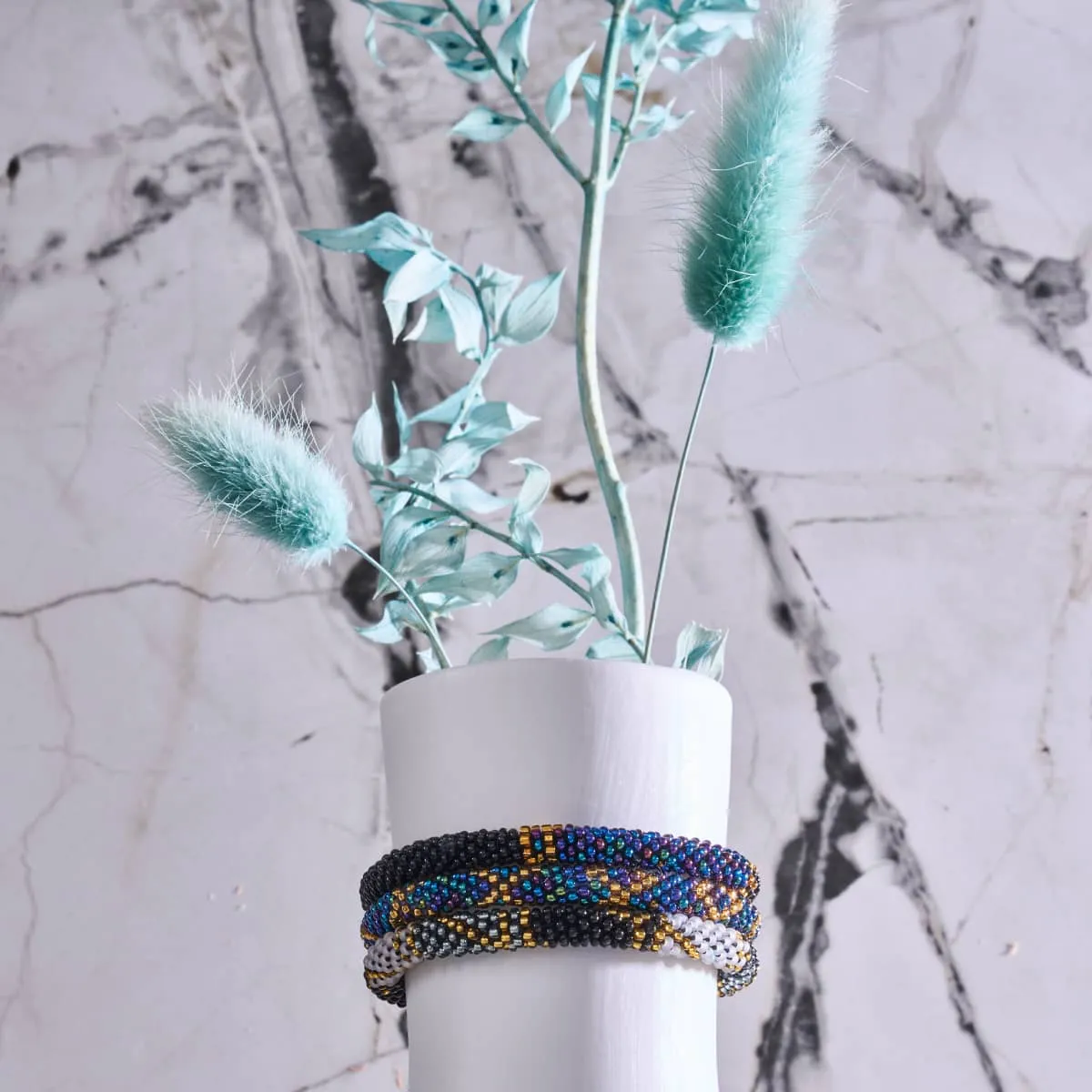 Mayan Queen | Himalayan Glass Bead Bracelet
