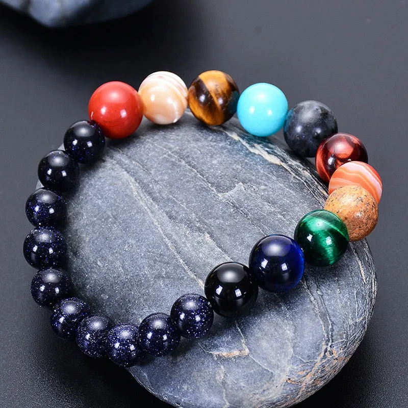Men Bracelet for Men Women  Natural Stone Beaded