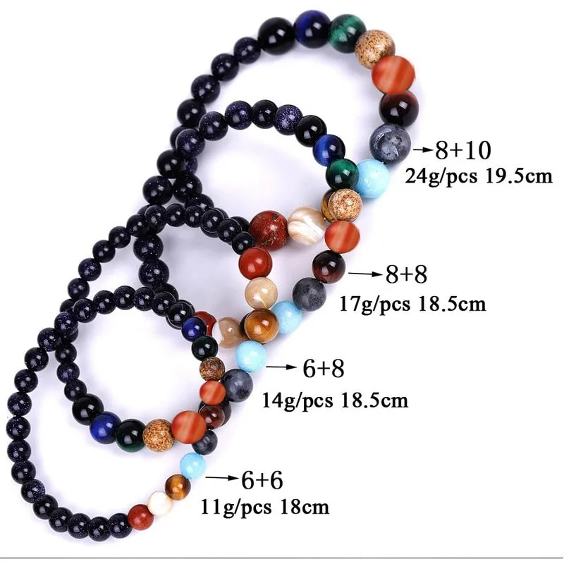 Men Bracelet for Men Women  Natural Stone Beaded