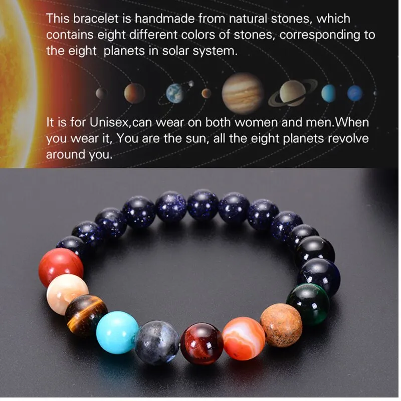 Men Bracelet for Men Women  Natural Stone Beaded