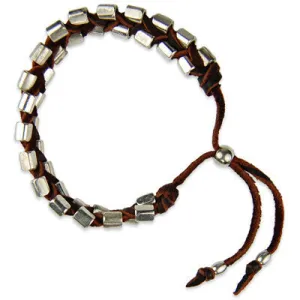 Mens Into The Outback Bracelet in Brown