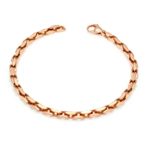 Men's Solid 10k Yellow Gold Nugget Bracelet 9" 25mm 68 grams