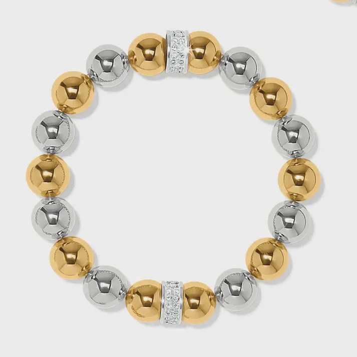 Meridian Stretch Bracelet Two Tone