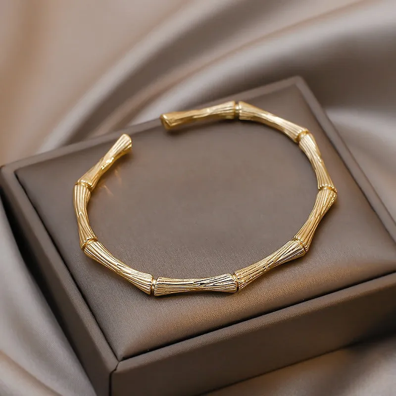 Minimalism Stainless Steel Cuff Bracelet