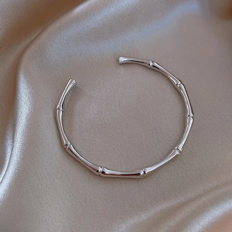 Minimalism Stainless Steel Cuff Bracelet