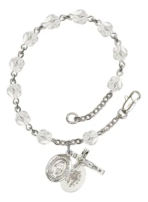 Miraculous Medal Custom Birthstone Rosary Bracelet