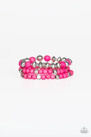 Mountain Artist Pink Paparazzi Bracelet