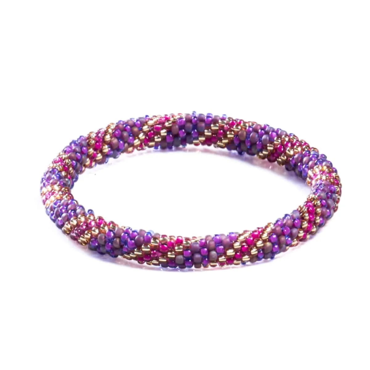 Mulberry Parade | Himalayan Glass Bead Bracelet