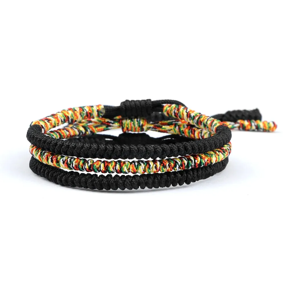 Multicolor Tibetan Buddhist Lucky Bracelets