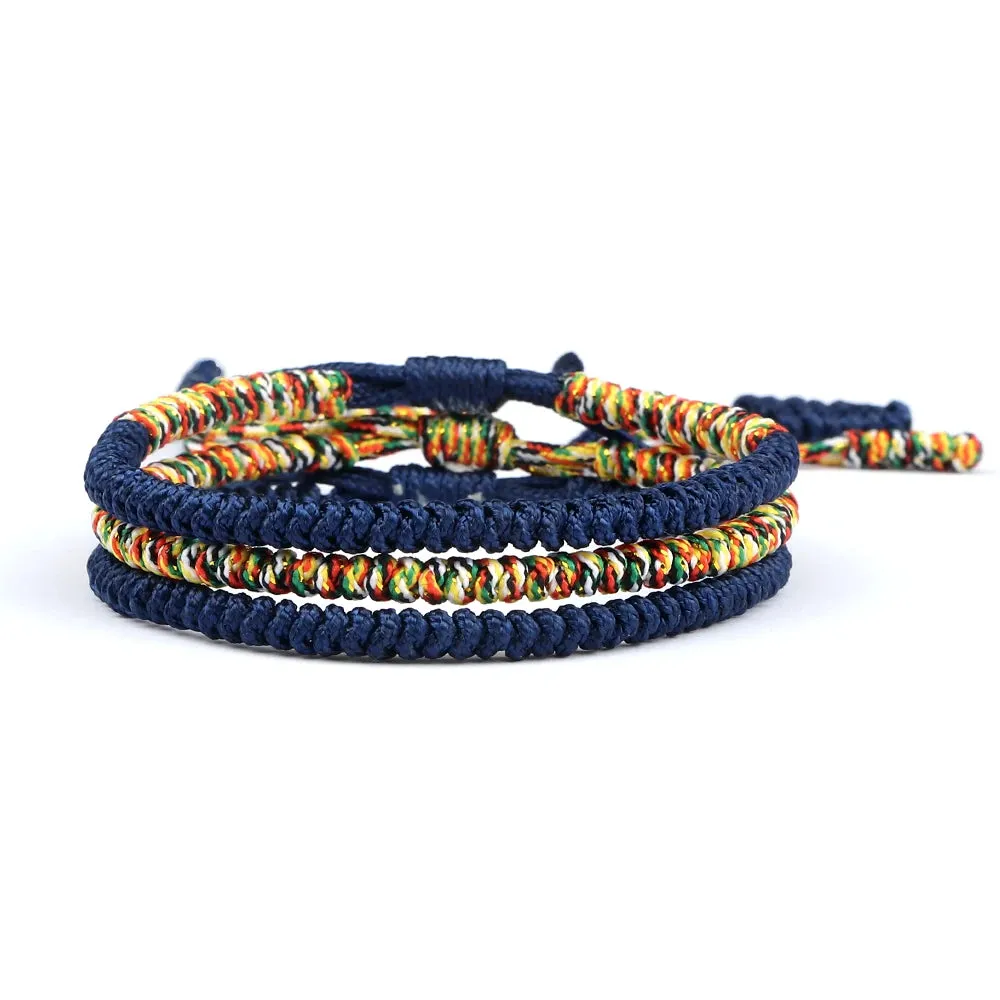 Multicolor Tibetan Buddhist Lucky Bracelets