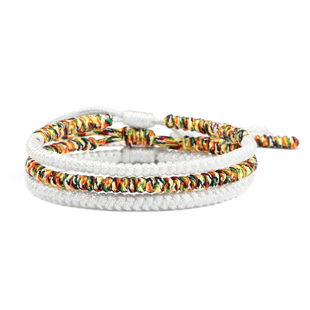 Multicolor Tibetan Buddhist Lucky Bracelets
