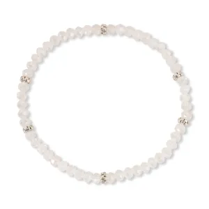 My FUN Colors Mini Crystal Bracelet Clear Crystal AB Crystal / Silver Accent