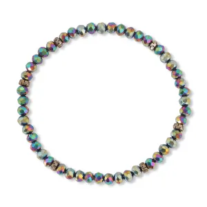 My FUN Colors Mini Crystal Bracelet Harlequin Crystal / Silver Accent