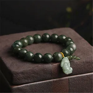 Natural Grade A Jade Jadeite Round Bead