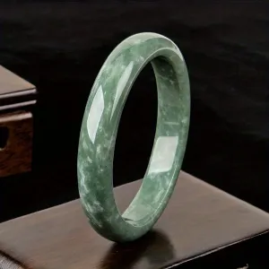 Natural Jade Bracelet Men's Dark Green Bangle