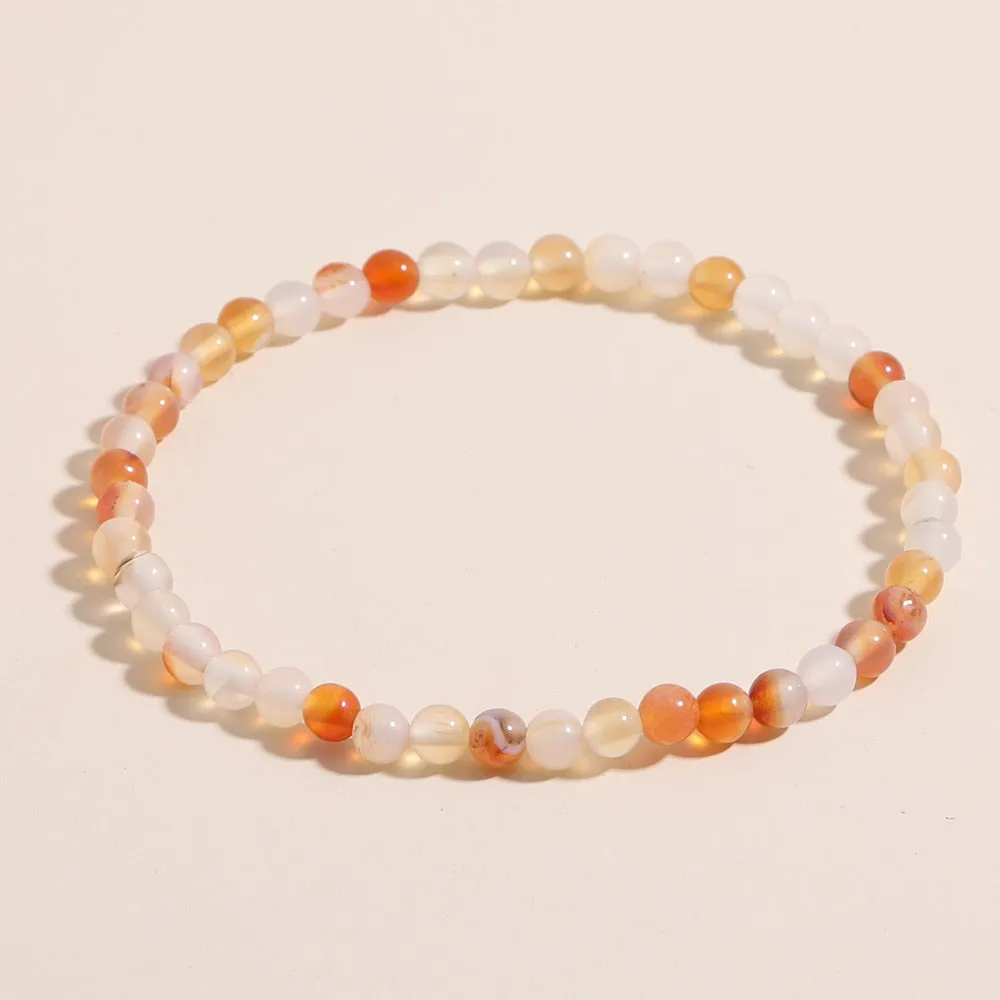 Natural Stone Beads Bracelets Simple Malachite Tiger Eye