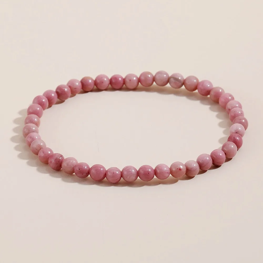 Natural Stone Beads Bracelets Simple Malachite Tiger Eye
