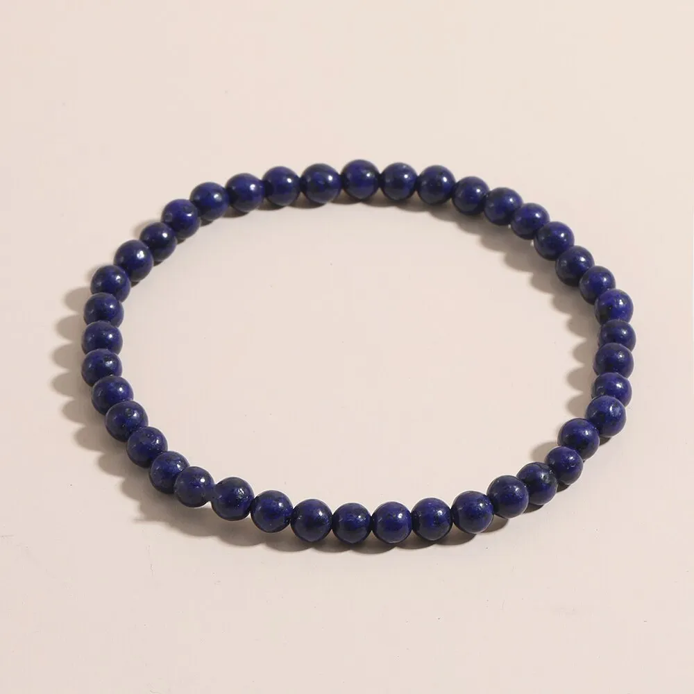 Natural Stone Beads Bracelets Simple Malachite Tiger Eye