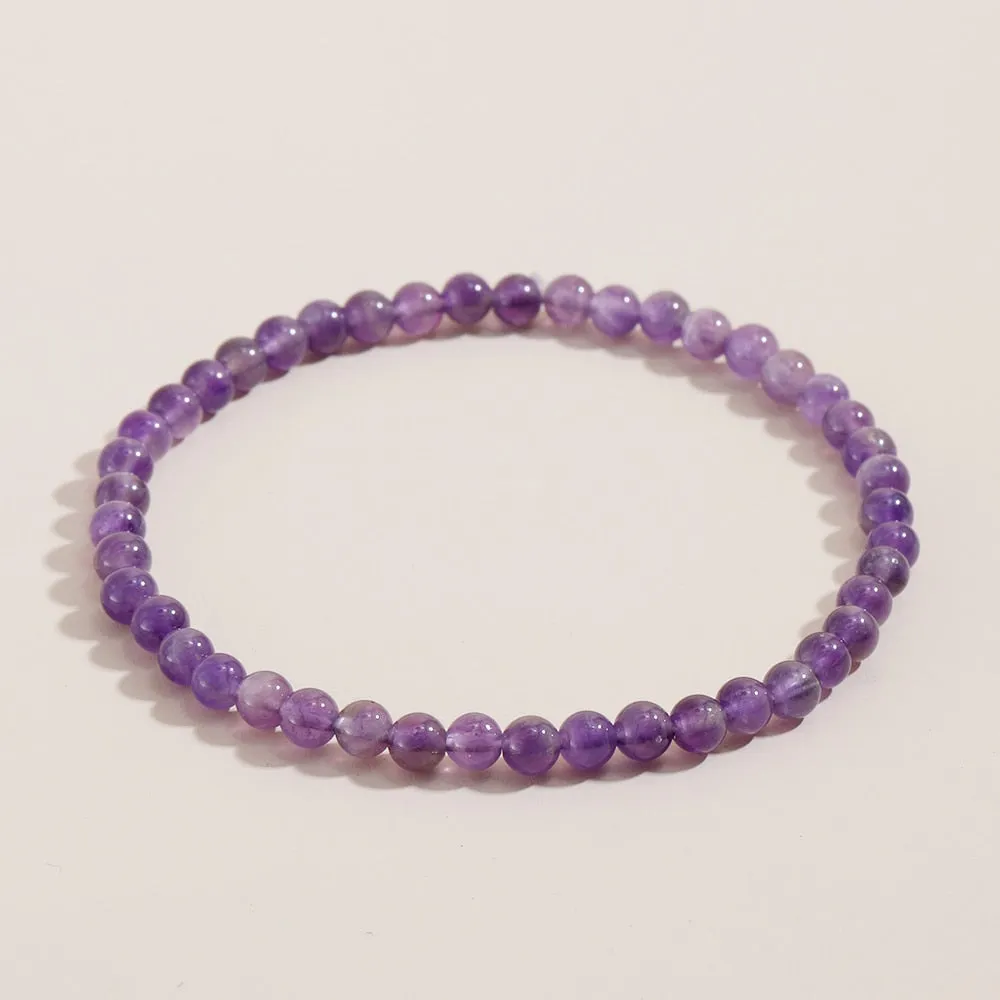 Natural Stone Beads Bracelets Simple Malachite Tiger Eye