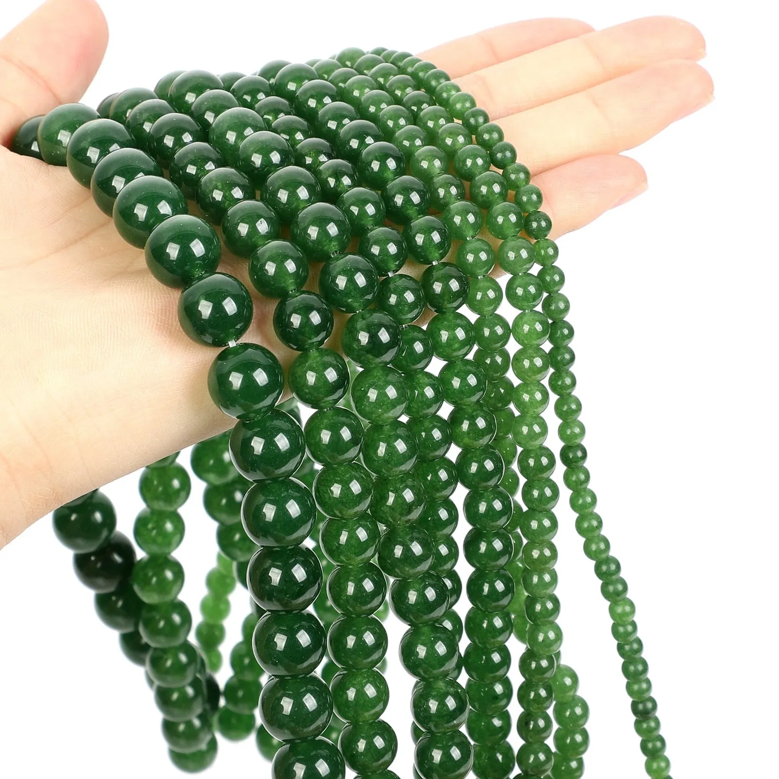 Natural Stone Green Taiwan Jadee Chalcedony