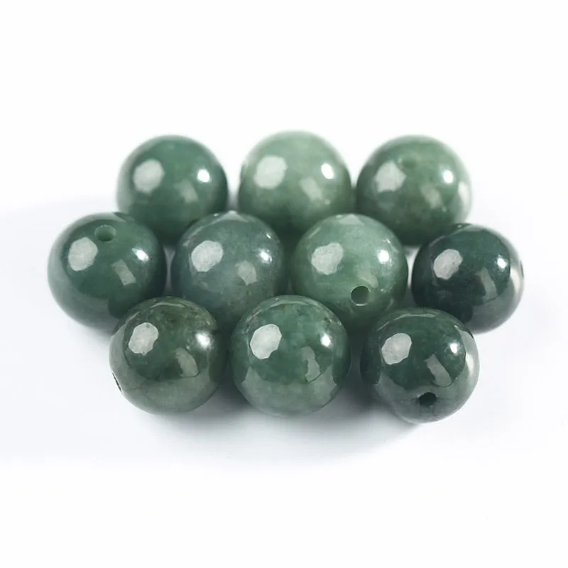 Natural Stone Round Beads Jades Emerald Beads
