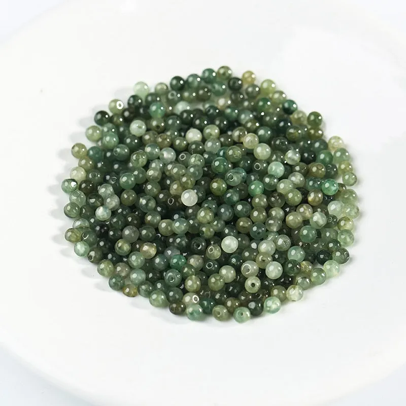 Natural Stone Round Beads Jades Emerald Beads