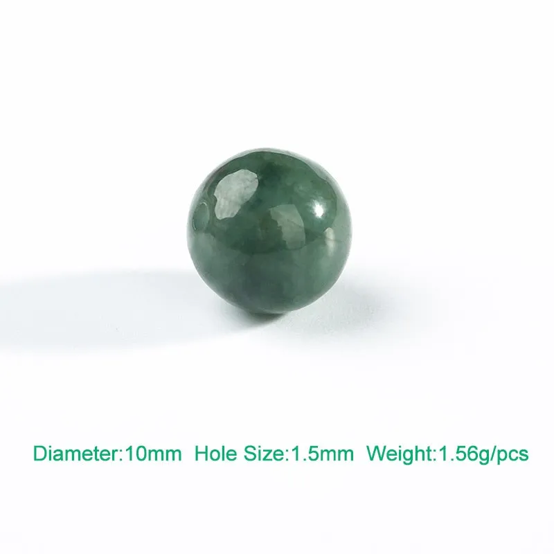 Natural Stone Round Beads Jades Emerald Beads