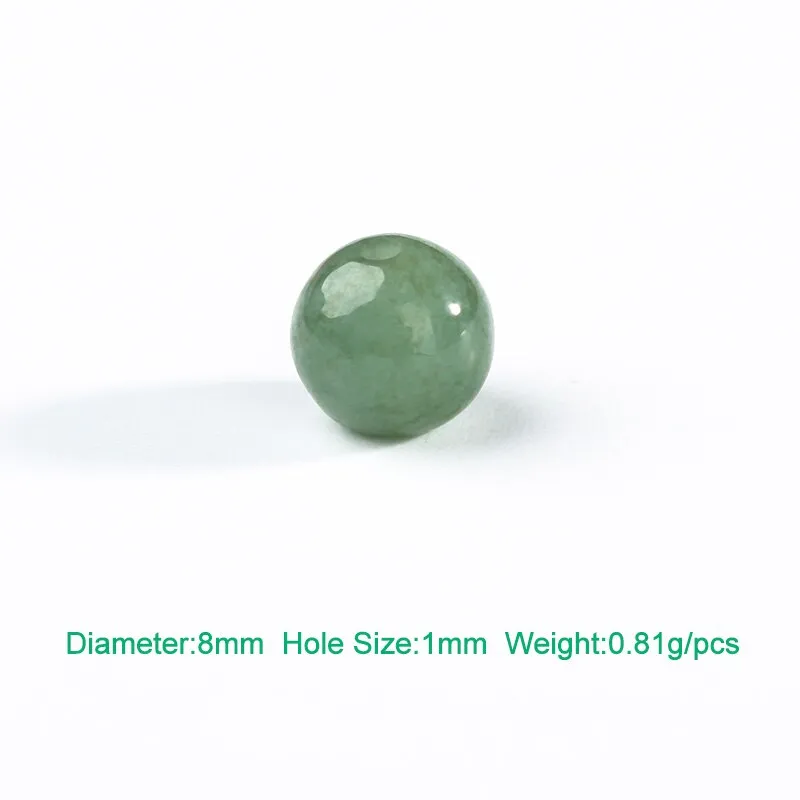 Natural Stone Round Beads Jades Emerald Beads