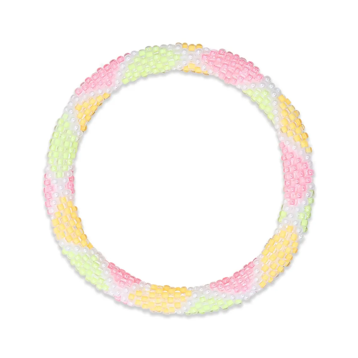 Neon Sherbet | Himalayan Glass Bead Bracelet