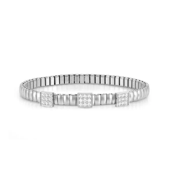 Nomination Silver Extension Square Bracelet
