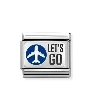 Nomination Silver Let's Go Charm