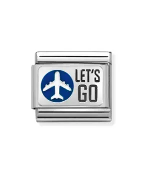 Nomination Silver Let's Go Charm