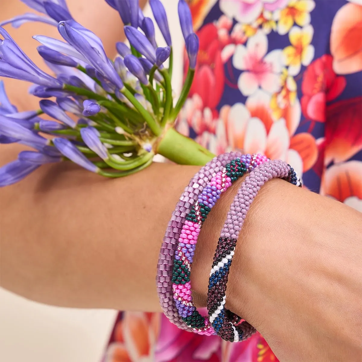 Northland Spirit | Himalayan Glass Bead Bracelet