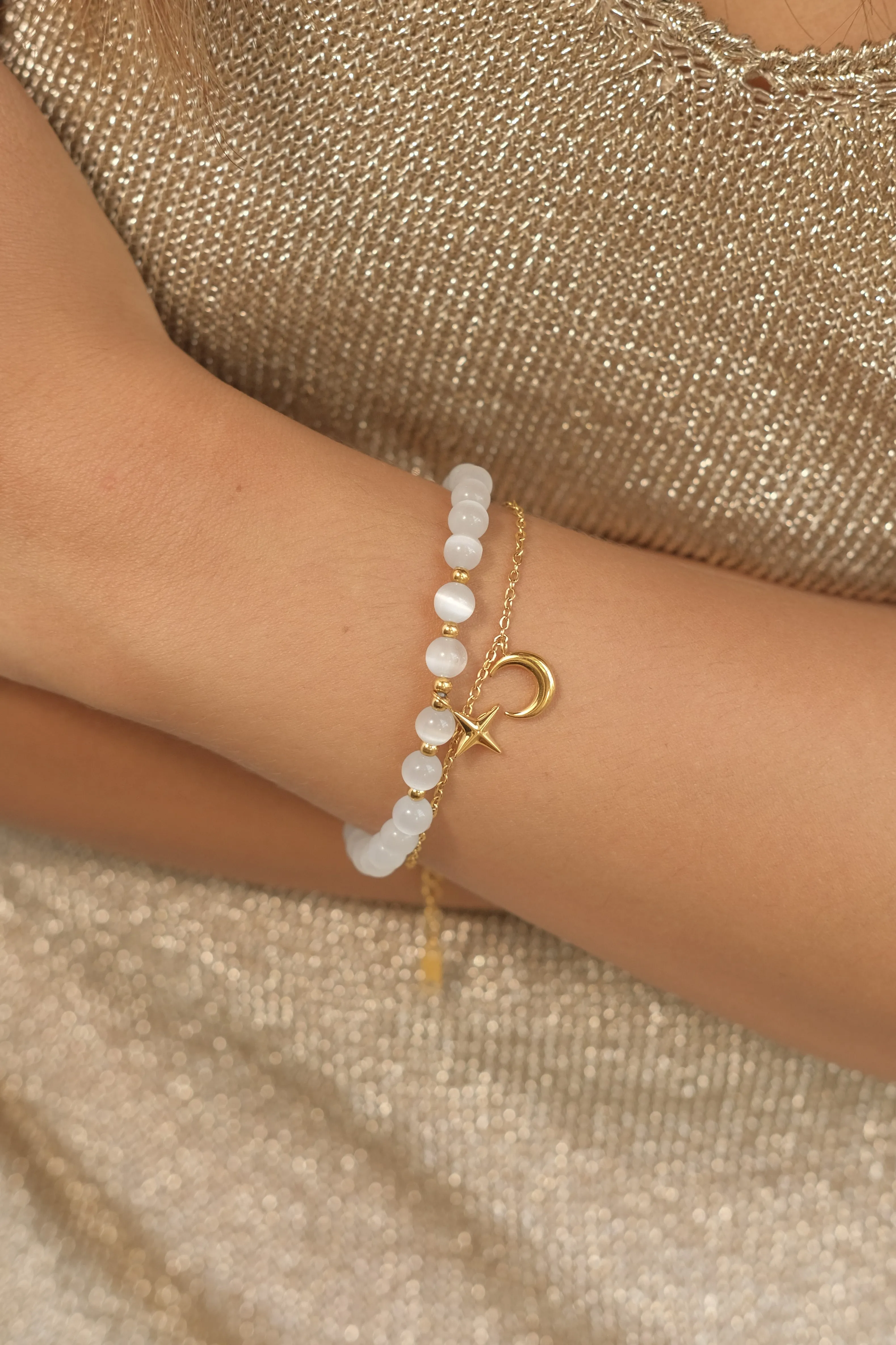 Opalite Bracelet Set