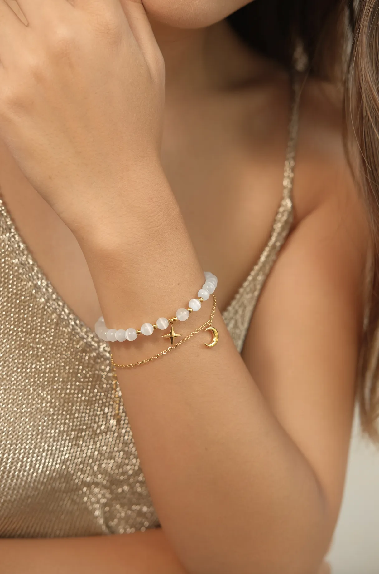 Opalite Bracelet Set